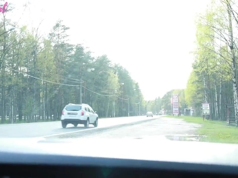 Секс в БМВ Калининградской сборки с Московской конфеткой
